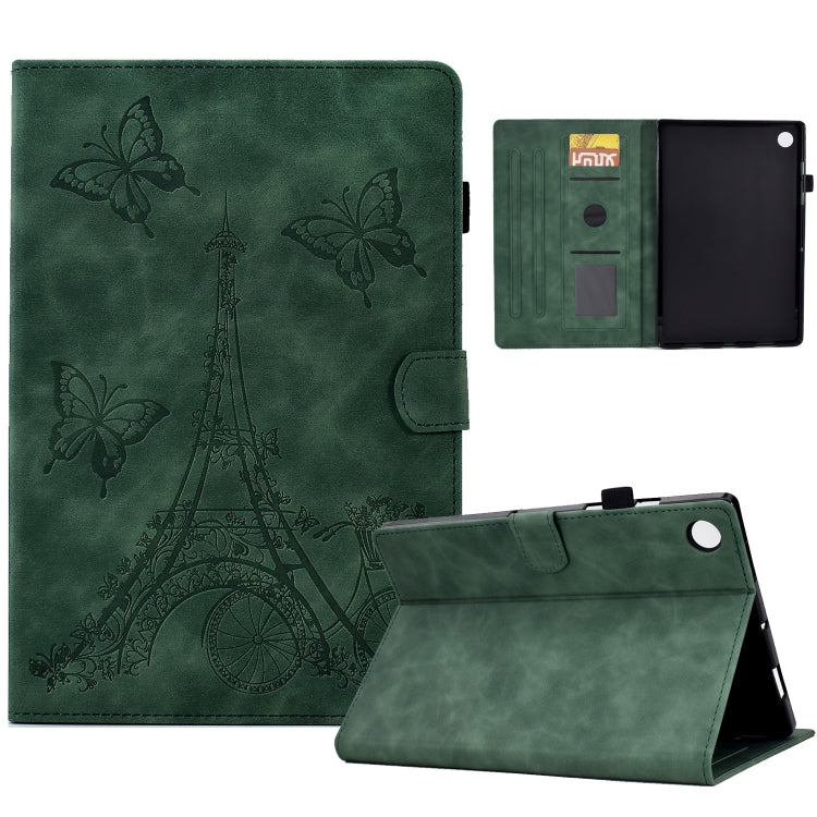 Tower Embossed Leather Smart Tablet Case, For Samsung Galaxy Tab A8 10.5 2021 X205, For iPad 10.2 2021/2020/2019 / 10.5 2019/2017, For iPad 10th Gen 10.9 2022, For iPad Air / Air 2 / 9.7 2017 / 9.7 2018, For iPad mini 5 / 4 / 3 / 2 / 1