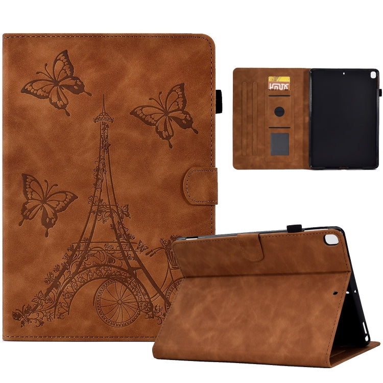 Tower Embossed Leather Smart Tablet Case, For Samsung Galaxy Tab A8 10.5 2021 X205, For iPad 10.2 2021/2020/2019 / 10.5 2019/2017, For iPad 10th Gen 10.9 2022, For iPad Air / Air 2 / 9.7 2017 / 9.7 2018, For iPad mini 5 / 4 / 3 / 2 / 1