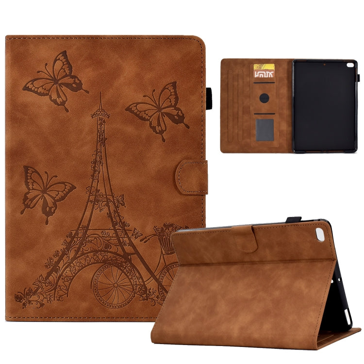 Tower Embossed Leather Smart Tablet Case, For Samsung Galaxy Tab A8 10.5 2021 X205, For iPad 10.2 2021/2020/2019 / 10.5 2019/2017, For iPad 10th Gen 10.9 2022, For iPad Air / Air 2 / 9.7 2017 / 9.7 2018, For iPad mini 5 / 4 / 3 / 2 / 1