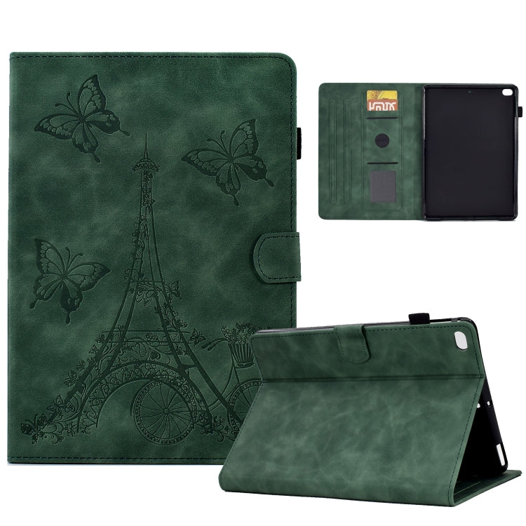 Tower Embossed Leather Smart Tablet Case, For Samsung Galaxy Tab A8 10.5 2021 X205, For iPad 10.2 2021/2020/2019 / 10.5 2019/2017, For iPad 10th Gen 10.9 2022, For iPad Air / Air 2 / 9.7 2017 / 9.7 2018, For iPad mini 5 / 4 / 3 / 2 / 1