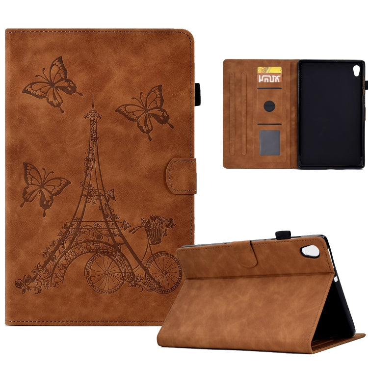 Tower Embossed Leather Smart Tablet Case, For Samsung Galaxy Tab A 10.1 2016 T580, For Lenovo M10, For Lenovo Tab M10 Gen 2, For Lenovo M10 Plus, For Lenovo Tab M10 Plus 3rd Gen