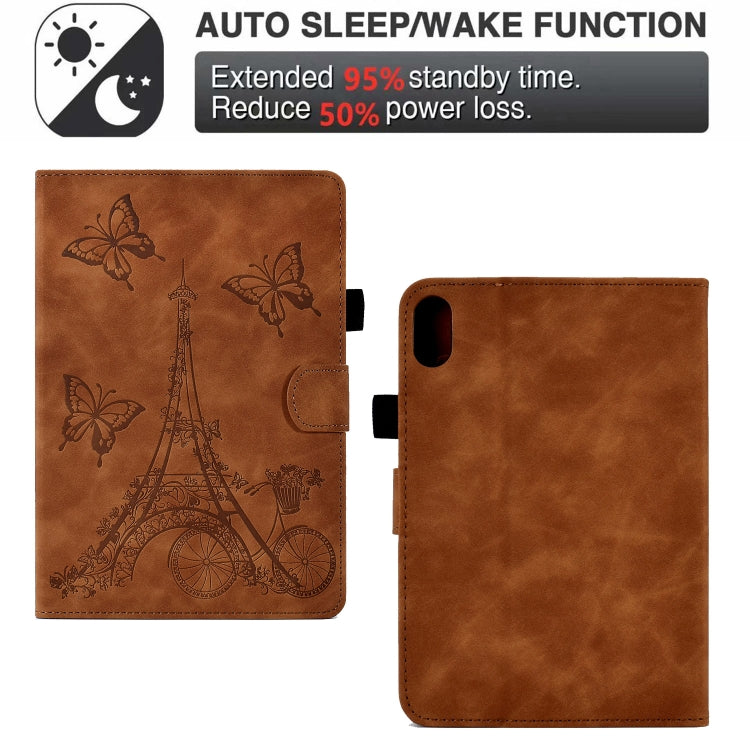 Tower Embossed Leather Smart Tablet Case, For Lenovo Tab P11