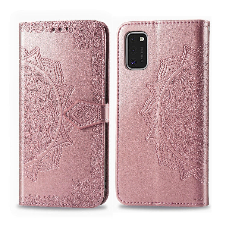 Embossed Mandala Pattern PC + TPU Horizontal Flip Leather Case with Holder & Card Slots, For Galaxy A31, For Galaxy A41, For Galaxy A41 (Japanese Version), For Galaxy M31, For Galaxy XCover Pro