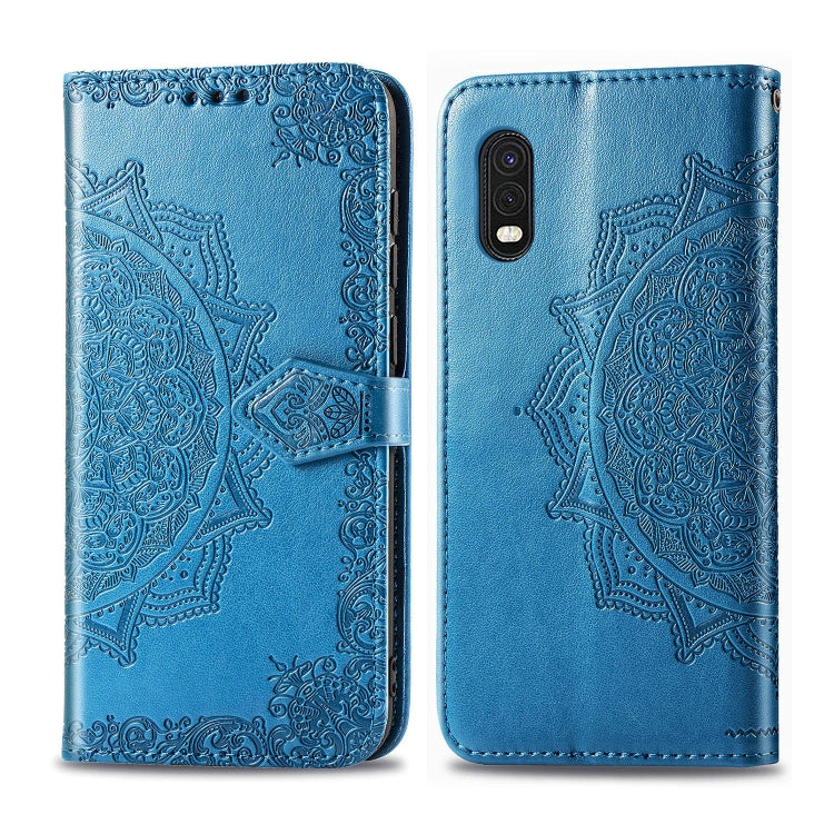 Embossed Mandala Pattern PC + TPU Horizontal Flip Leather Case with Holder & Card Slots, For Galaxy A31, For Galaxy A41, For Galaxy A41 (Japanese Version), For Galaxy M31, For Galaxy XCover Pro