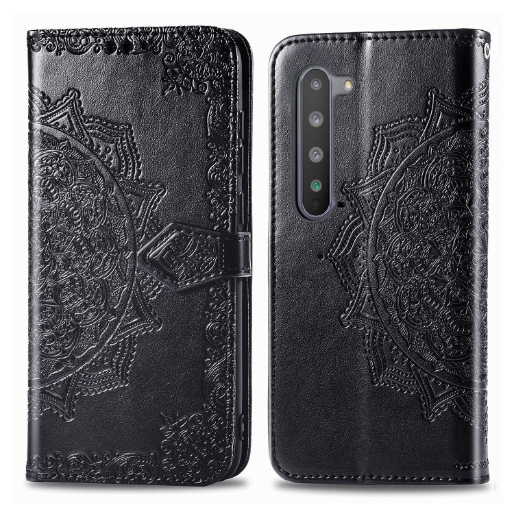 Embossed Mandala Pattern PC + TPU Horizontal Flip Leather Case with Holder & Card Slots, For Sony Xperia 1 II, For Sharp Aquos R5G, For Sharp Zero 2, For Xiaomi Mi 10 Pro 5G, For Xiaomi Mi 10 5G