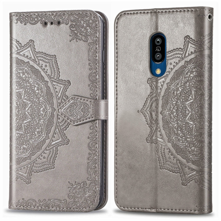 Embossed Mandala Pattern PC + TPU Horizontal Flip Leather Case with Holder & Card Slots, For Sony Xperia 1 II, For Sharp Aquos R5G, For Sharp Zero 2, For Xiaomi Mi 10 Pro 5G, For Xiaomi Mi 10 5G