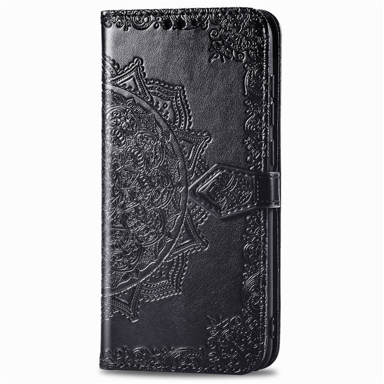 Embossed Mandala Pattern PC + TPU Horizontal Flip Leather Case with Holder & Card Slots, For OnePlus 8 Pro