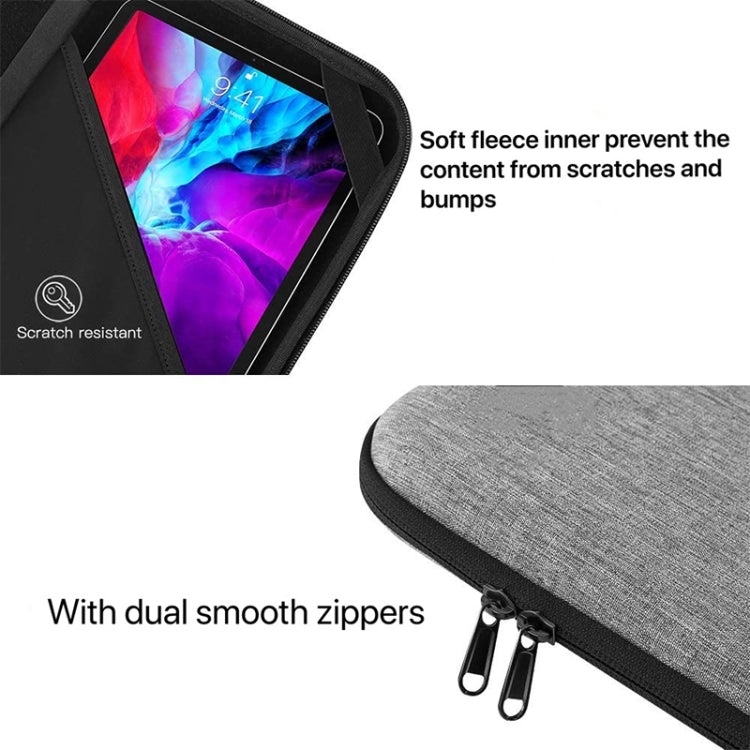 Multifunctional Double-Layer EVA Hard Case Storage Bag, For 9.7-11 inch Tablet, For 12.9 inch Tablet