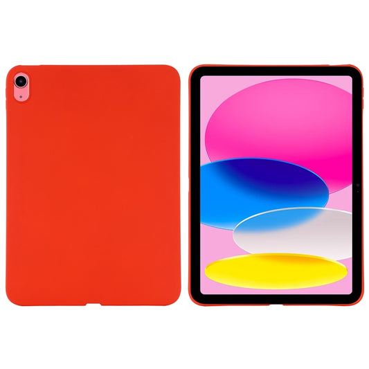 Solid Color Liquid Silicone Dropproof Full Coverage Tablet Case, For iPad 10th Gen 10.9 2022