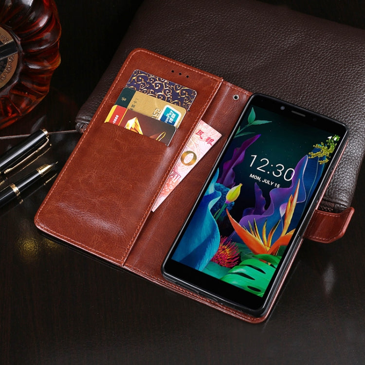 idewei Crazy Horse Texture Horizontal Flip Leather Case with Holder & Card Slots & Wallet, For LG K20 (2019), For LG K30 (2019), For LG K40, For LG K40S