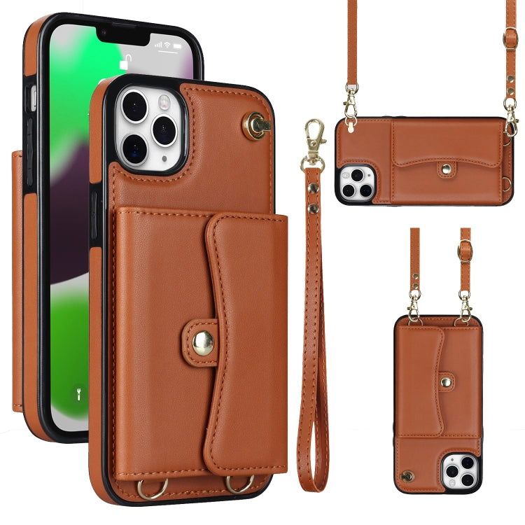 RFID Card Slot Phone Case with Long Lanyard, For iPhone 11, For iPhone 11 Pro, For iPhone 11 Pro Max, For iPhone X / XS