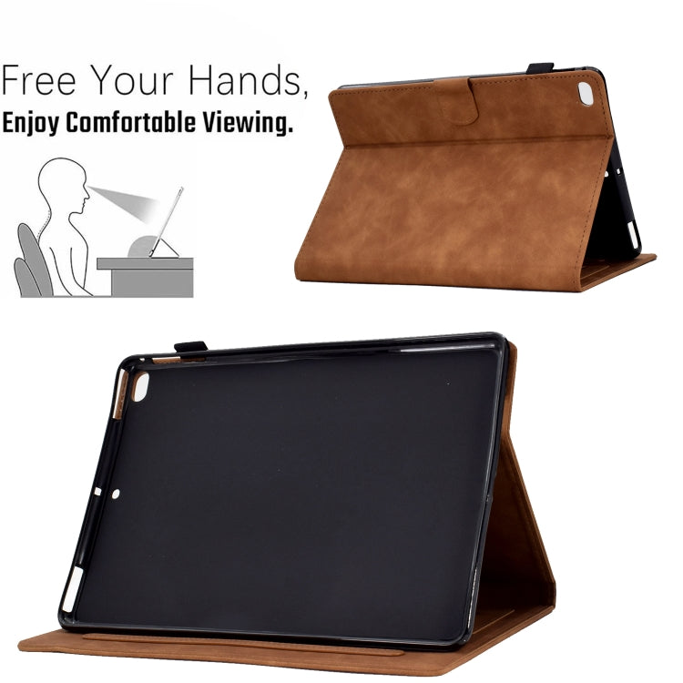 Peony Butterfly Embossed Leather Smart Tablet Case