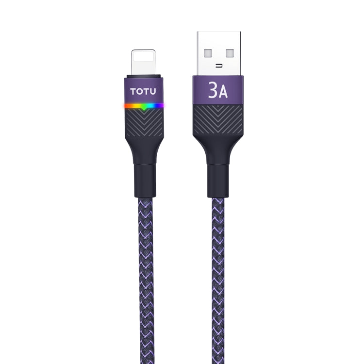 TOTU BL-016 Journey Series USB to 8 Pin Colorful Breathing Light Data Cable, USB to 8 Pin