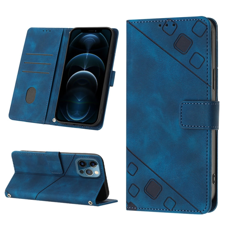 Skin-feel Embossed Leather Phone Case