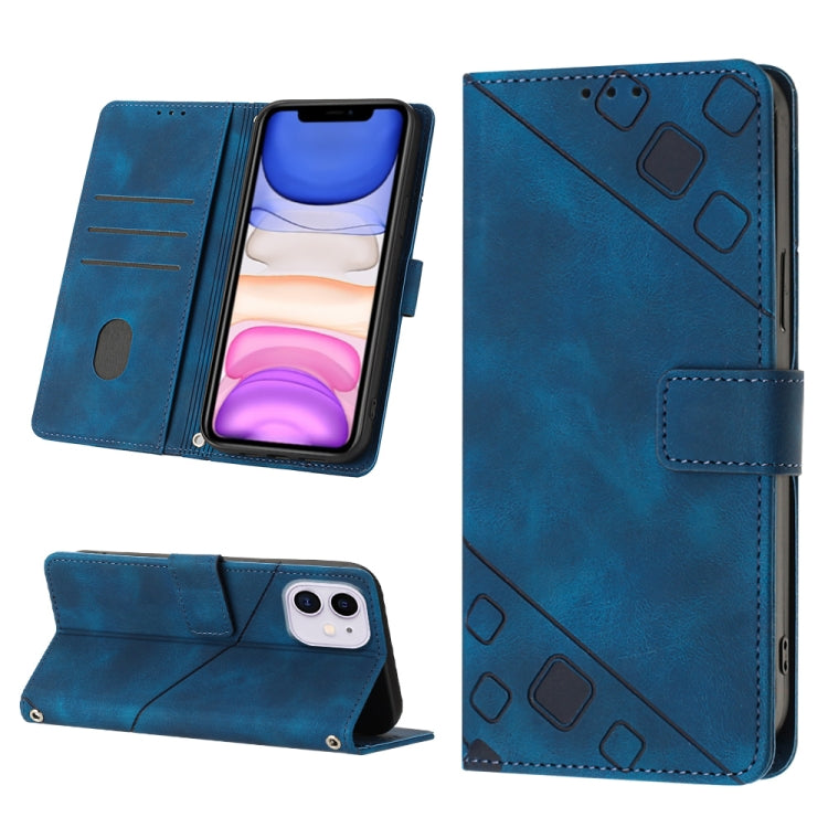 Skin-feel Embossed Leather Phone Case