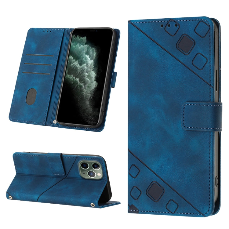 Skin-feel Embossed Leather Phone Case