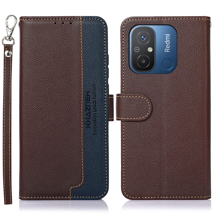 KHAZNEH Litchi Texture Leather RFID Phone Case, For OnePlus Ace 2 5G / 11R 5G, For Sony Xperia 1 V, For Sony Xperia 10 V, For Xiaomi Redmi 12C / Redmi 11A