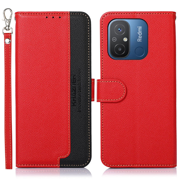 KHAZNEH Litchi Texture Leather RFID Phone Case, For OnePlus Ace 2 5G / 11R 5G, For Sony Xperia 1 V, For Sony Xperia 10 V, For Xiaomi Redmi 12C / Redmi 11A