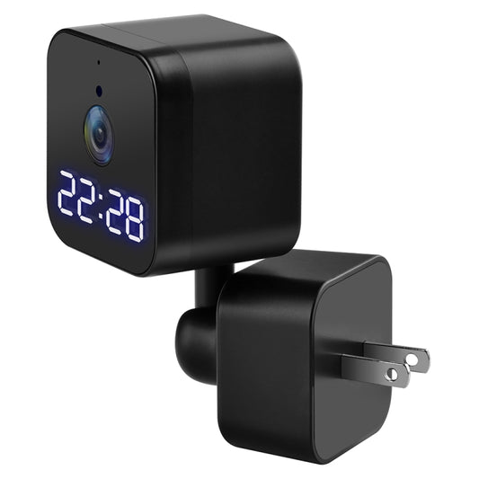 DP27 1080P Clock Plug Card WiFi Camera, Support Two-way Voice Intercom & Mobile Monitoring, US Plug, EU Plug