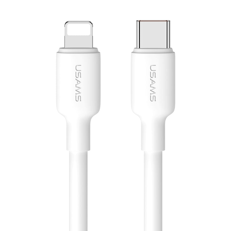 USAMS US-SJ610 U84 PD20W USB-C / Type-C to 8 Pin Charging Data Cable, PD20W 8 Pin 1m, PD20W 8 Pin 2m, PD20W 8 Pin 3m