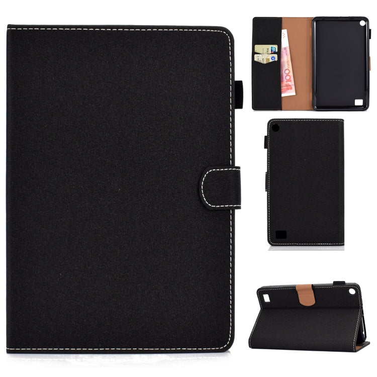 Solid Color Tablet PC Universal Magnetic Horizontal Flip Leather Case with Card Slots & Holder, For iPad 4 / 3 / 2, For iPad Air / iPad Air 2 / iPad 9.7 (2018 & 2017), For iPad Mini 4 / Mini 3 / Mini 2 / Mini, For Kindle Fire 7(2015/2017/2019)