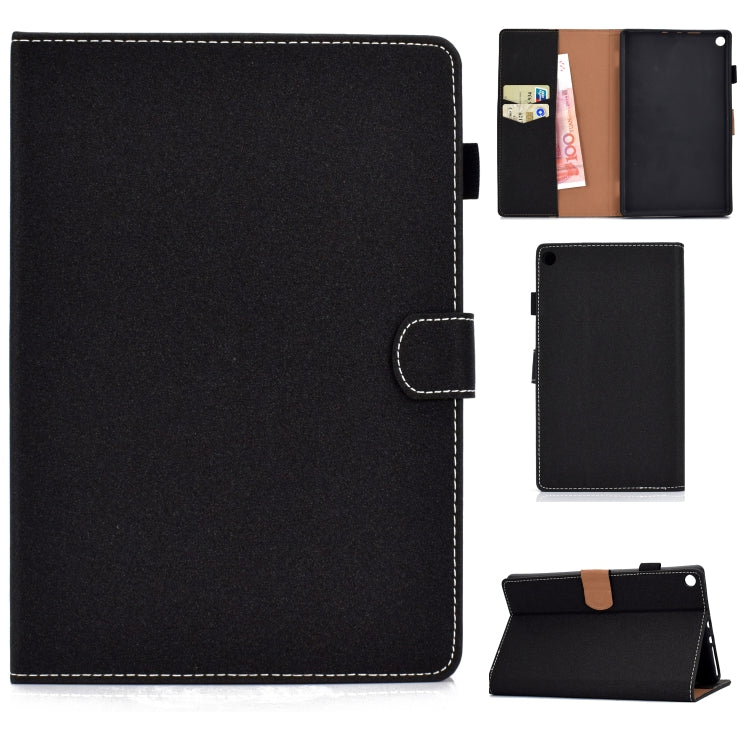 Solid Color Tablet PC Universal Magnetic Horizontal Flip Leather Case with Card Slots & Holder, For iPad 4 / 3 / 2, For iPad Air / iPad Air 2 / iPad 9.7 (2018 & 2017), For iPad Mini 4 / Mini 3 / Mini 2 / Mini, For Kindle Fire 7(2015/2017/2019)