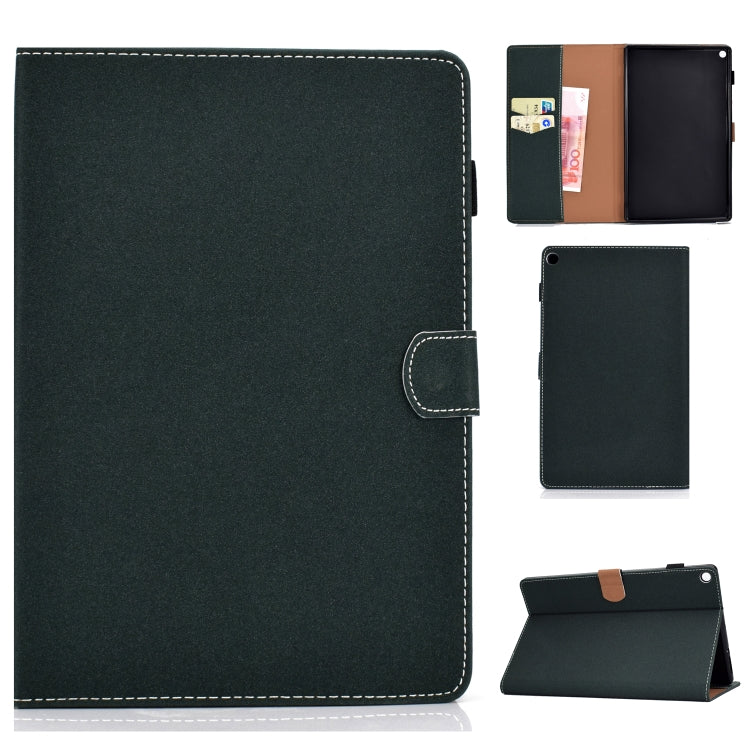 Solid Color Tablet PC Universal Magnetic Horizontal Flip Leather Case with Card Slots & Holder, For iPad 4 / 3 / 2, For iPad Air / iPad Air 2 / iPad 9.7 (2018 & 2017), For iPad Mini 4 / Mini 3 / Mini 2 / Mini, For Kindle Fire 7(2015/2017/2019)