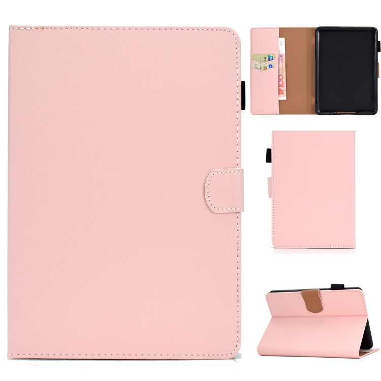 Solid Color Tablet PC Universal Magnetic Horizontal Flip Leather Case with Card Slots & Holder, For Kindle Fire HD8 2016 / 2017, For Kindle Fire HD10 2015 / 2017, For Kindle Paperwhite 4 / 3 / 2 / 1, For Galaxy Tab A 10.1(2016) T580