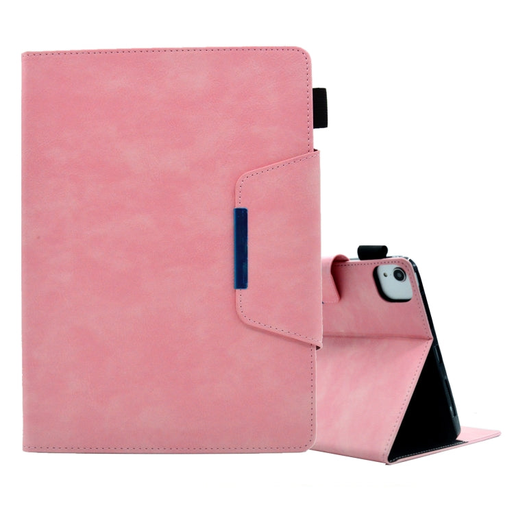 Suede Cross Texture Magnetic Clasp Leather Tablet Case
