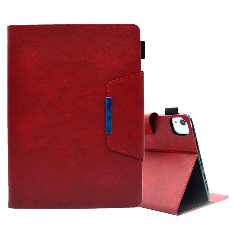 Suede Cross Texture Magnetic Clasp Leather Tablet Case