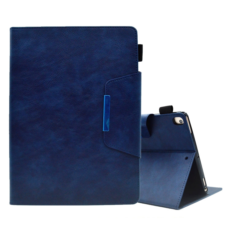 Suede Cross Texture Magnetic Clasp Leather Tablet Case