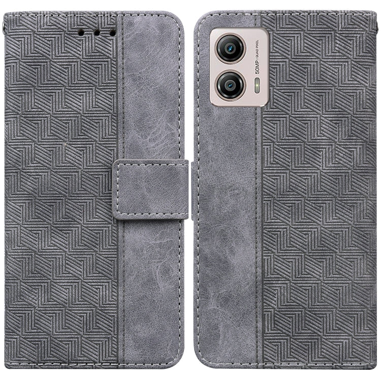 Geometric Embossed Leather Phone Case