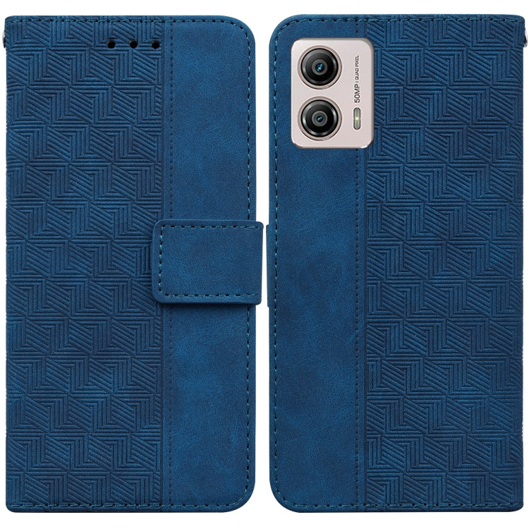 Geometric Embossed Leather Phone Case