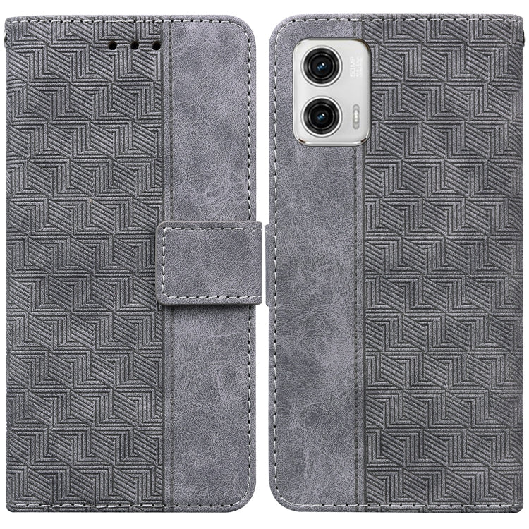 Geometric Embossed Leather Phone Case, For Motorola Moto G13 / G23 / G53, For Motorola Moto  G73, For OnePlus 11, For OPPO Reno8 T  4G, For OPPO Reno8 T  5G / A1 Pro 5G