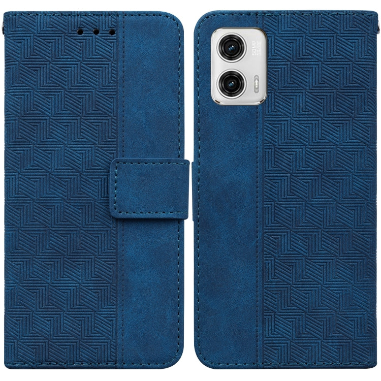 Geometric Embossed Leather Phone Case, For Motorola Moto G13 / G23 / G53, For Motorola Moto  G73, For OnePlus 11, For OPPO Reno8 T  4G, For OPPO Reno8 T  5G / A1 Pro 5G