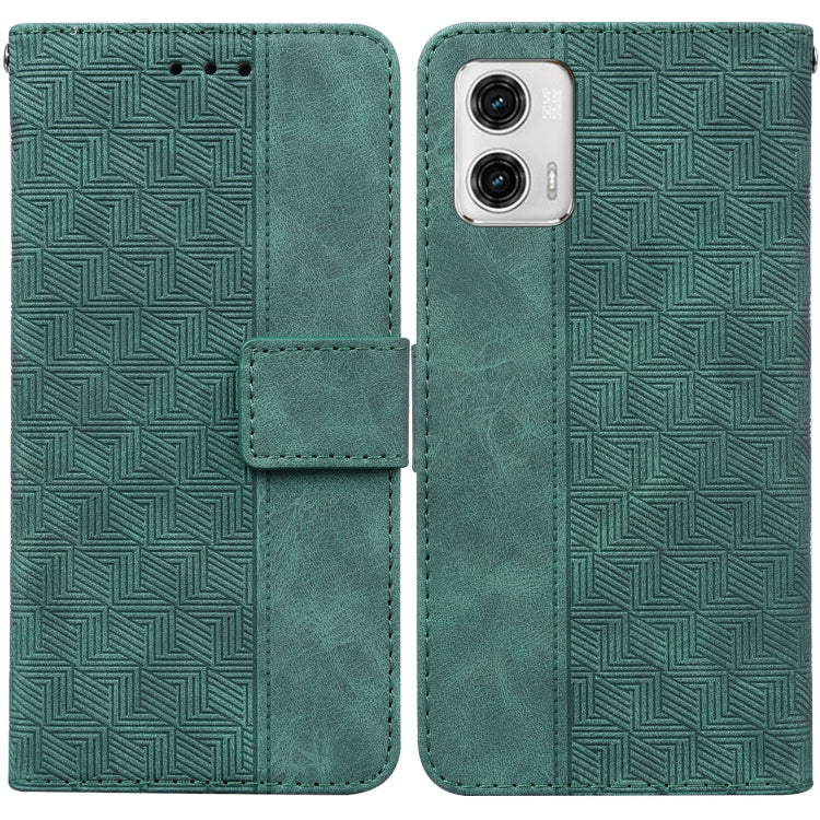 Geometric Embossed Leather Phone Case, For Motorola Moto G13 / G23 / G53, For Motorola Moto  G73, For OnePlus 11, For OPPO Reno8 T  4G, For OPPO Reno8 T  5G / A1 Pro 5G