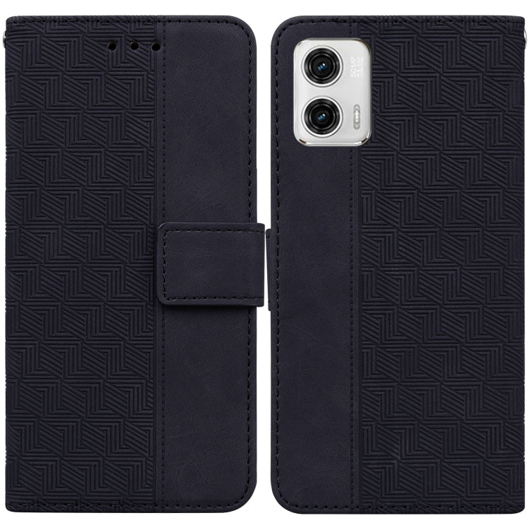 Geometric Embossed Leather Phone Case, For Motorola Moto G13 / G23 / G53, For Motorola Moto  G73, For OnePlus 11, For OPPO Reno8 T  4G, For OPPO Reno8 T  5G / A1 Pro 5G