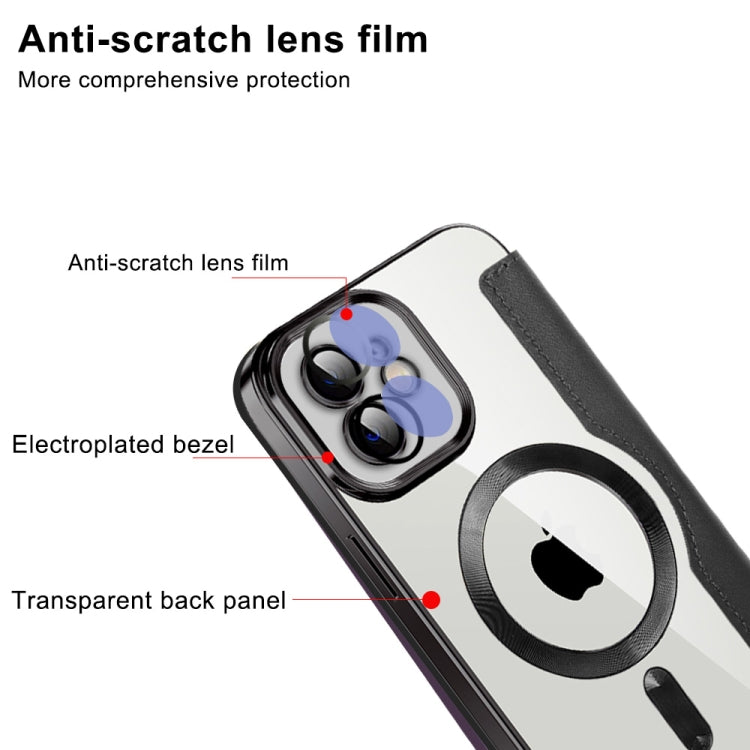 MagSafe Magnetic RFID Anti-theft Leather Phone Case