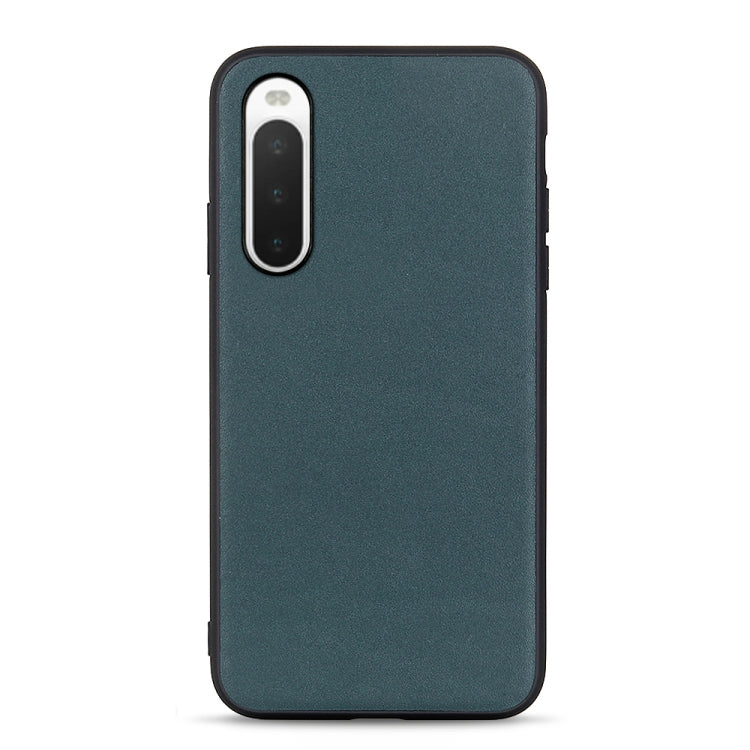 Lambskin Texture Genuine Leather Phone Case, For Sony Xperia 1 V, For Sony Xperia 10 V