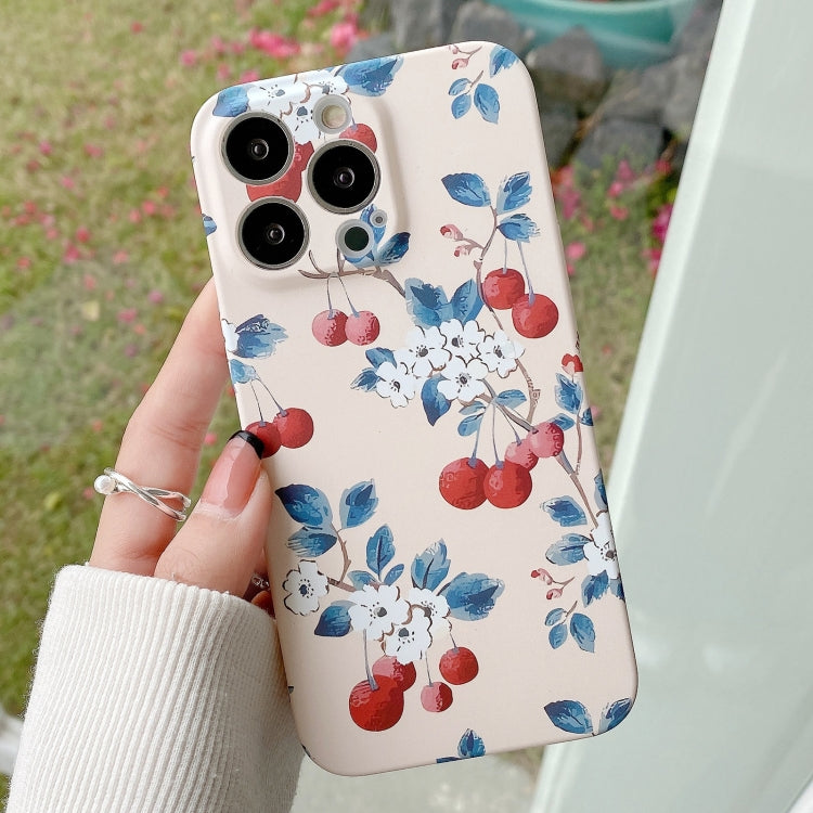 Water Sticker Flower Pattern PC Phone Case, For iPhone 11