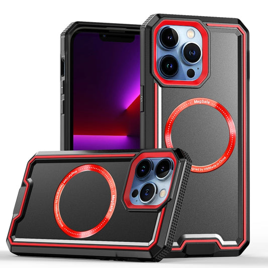 Armour Two-color MagSafe Magnetic TPU + PC Phone Case, For iPhone 13 Pro, For iPhone 14 / 13, For iPhone 11 Pro Max, For iPhone 8 Plus / 7 Plus / 6 Plus, For iPhone 14 Pro Max