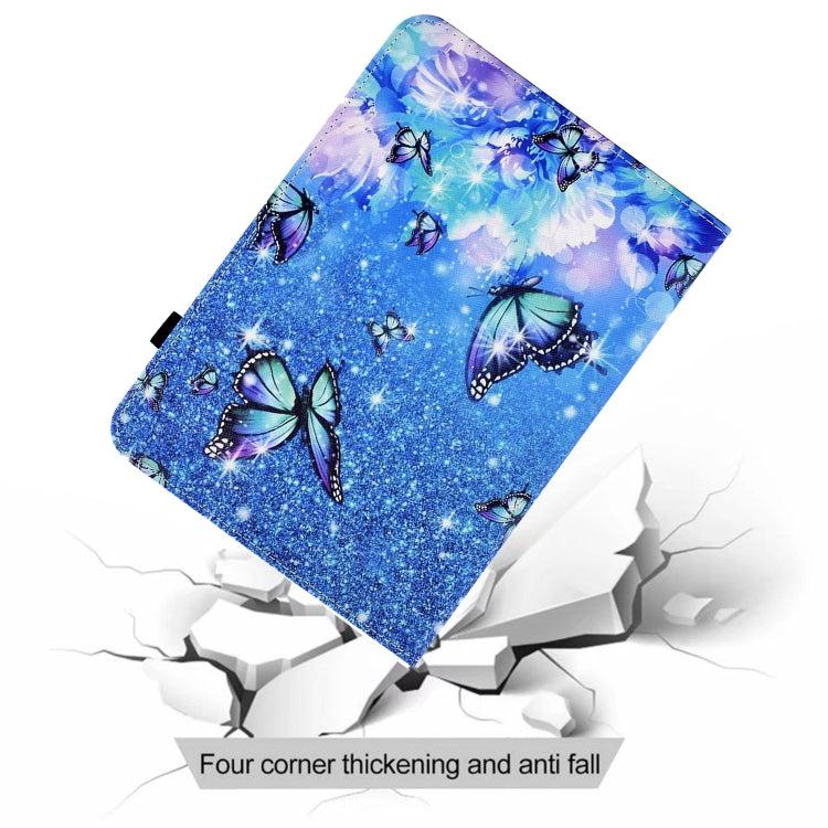 Colored Drawing Stitching Elastic Band Leather Smart Tablet Case, For iPad 10.2 2020 / 2019 / 10.5 2019, For iPad 10th Gen 10.9 2022, For iPad Air 10.9 2022/2020 / Pro 11 2021/2020, For iPad 9 / 8 / 6 / 5, For iPad mini 2024 / mini 6