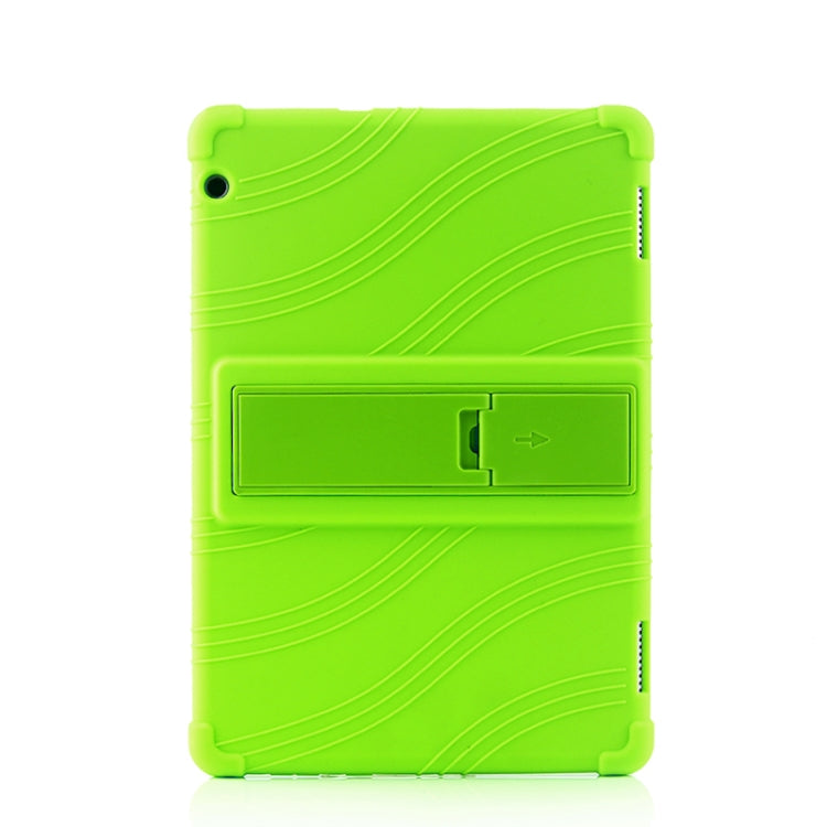 Tablet PC Silicone Protective Case with Invisible Bracket, For Huawei MediaPad T5, For Lenovo Tab M10, For Lenovo Tab E10, For iPad 6 (9.7 Universal)