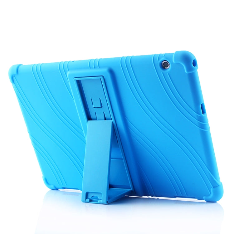 Tablet PC Silicone Protective Case with Invisible Bracket, For Huawei MediaPad T5, For Lenovo Tab M10, For Lenovo Tab E10, For iPad 6 (9.7 Universal)