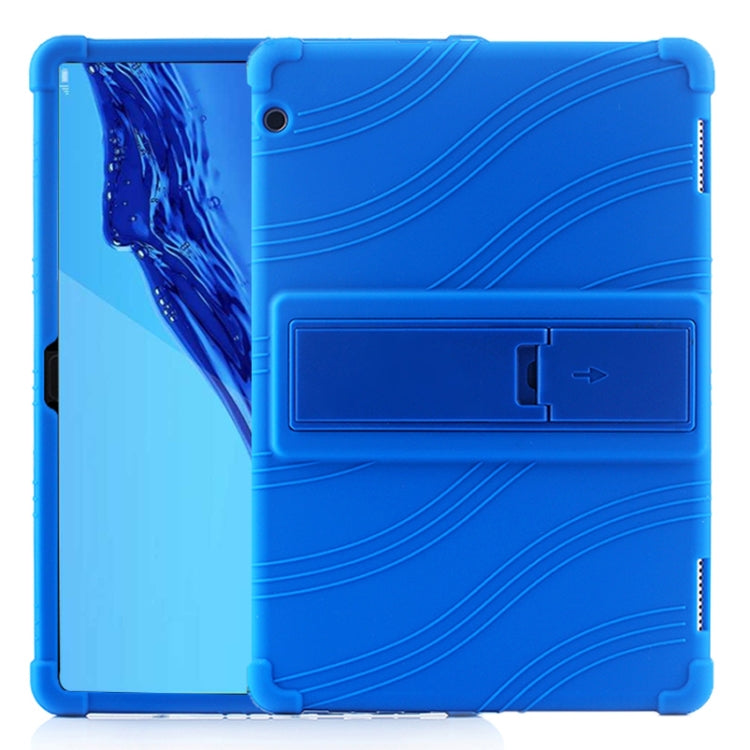 Tablet PC Silicone Protective Case with Invisible Bracket, For Huawei MediaPad T5, For Lenovo Tab M10, For Lenovo Tab E10, For iPad 6 (9.7 Universal)