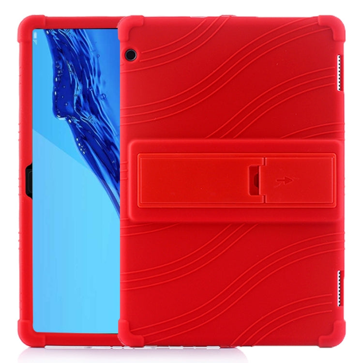 Tablet PC Silicone Protective Case with Invisible Bracket, For Huawei MediaPad T5, For Lenovo Tab M10, For Lenovo Tab E10, For iPad 6 (9.7 Universal)