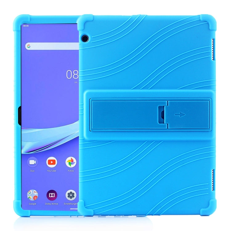 Tablet PC Silicone Protective Case with Invisible Bracket, For Huawei MediaPad T5, For Lenovo Tab M10, For Lenovo Tab E10, For iPad 6 (9.7 Universal)