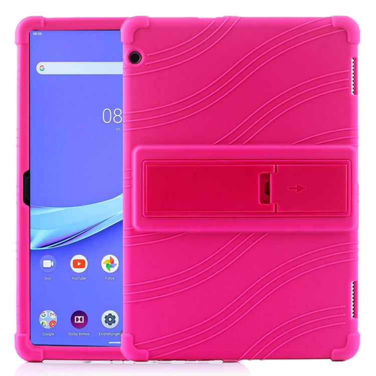 Tablet PC Silicone Protective Case with Invisible Bracket, For Huawei MediaPad T5, For Lenovo Tab M10, For Lenovo Tab E10, For iPad 6 (9.7 Universal)