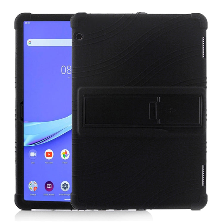 Tablet PC Silicone Protective Case with Invisible Bracket, For Huawei MediaPad T5, For Lenovo Tab M10, For Lenovo Tab E10, For iPad 6 (9.7 Universal)