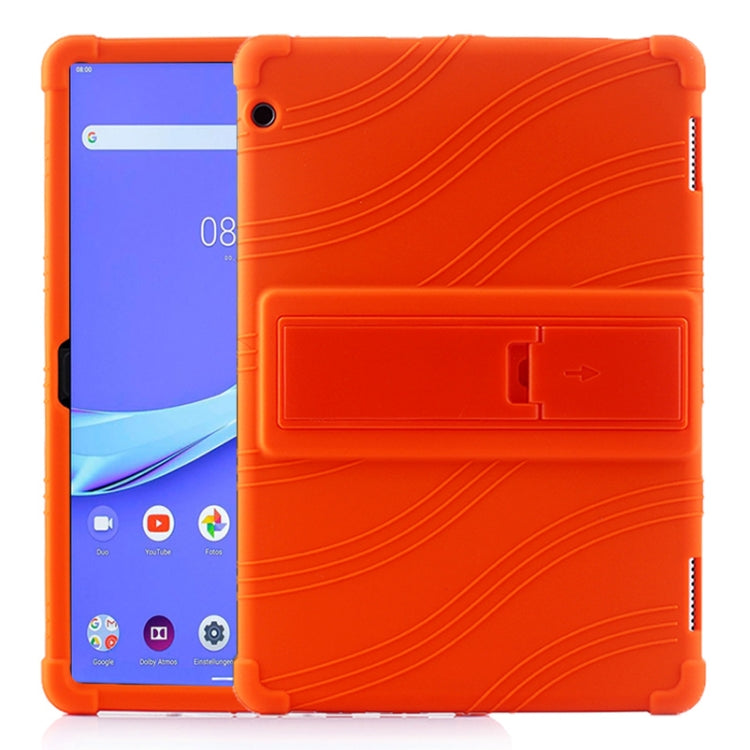 Tablet PC Silicone Protective Case with Invisible Bracket, For Huawei MediaPad T5, For Lenovo Tab M10, For Lenovo Tab E10, For iPad 6 (9.7 Universal)